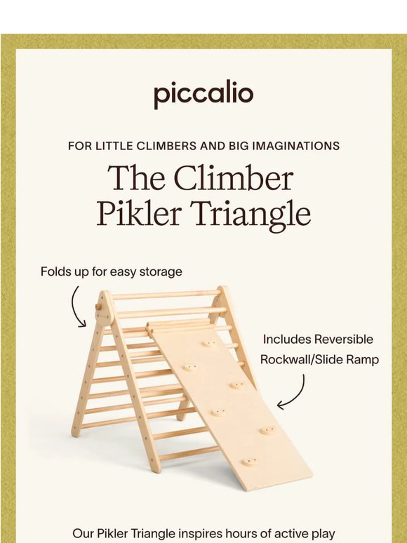 Unleash Adventure with Our 5-Star Rated Pikler Triangle! 🌟