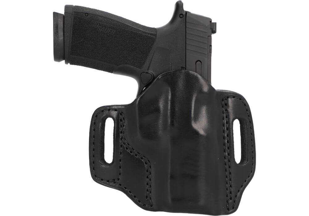 Image of P365-XMACRO OWB LEATHER HOLSTER - MITCH ROSEN