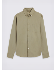 Sage Washed Cotton Oxford Shirt