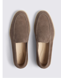 Almond Lewisham Relaxed Suede Loafers
