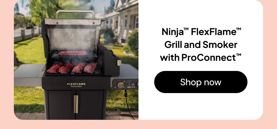 Ninja FlexFlame Grill and Smoker with ProConnect