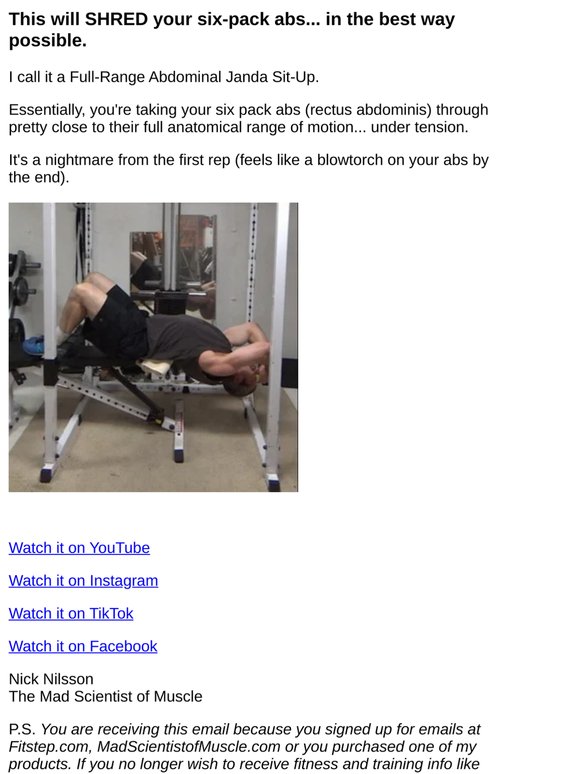 Six pack ab BURNER...