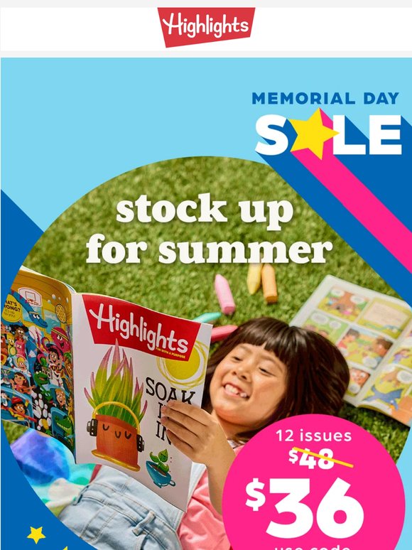 #1 Kids Magazines = Now 25% OFF