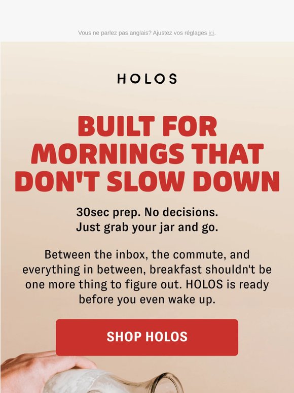 Built for Mornings that Don't Slow Down