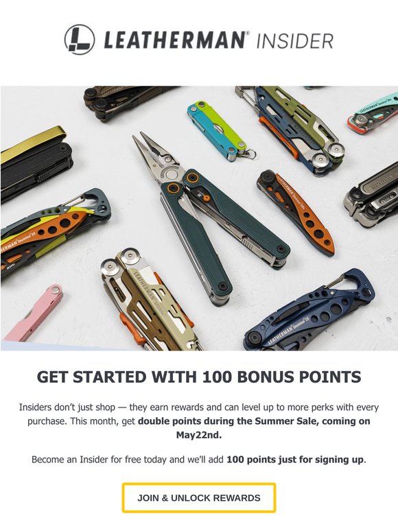 New Insiders: 100 Points To Get Started