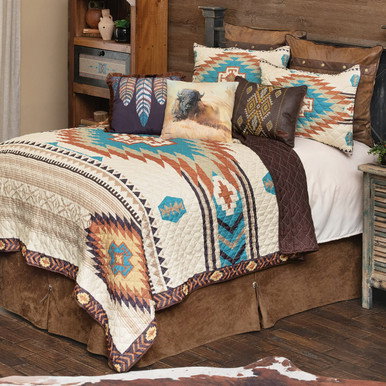 Image of Sunrise Canyon Quilt Bed Set - Queen