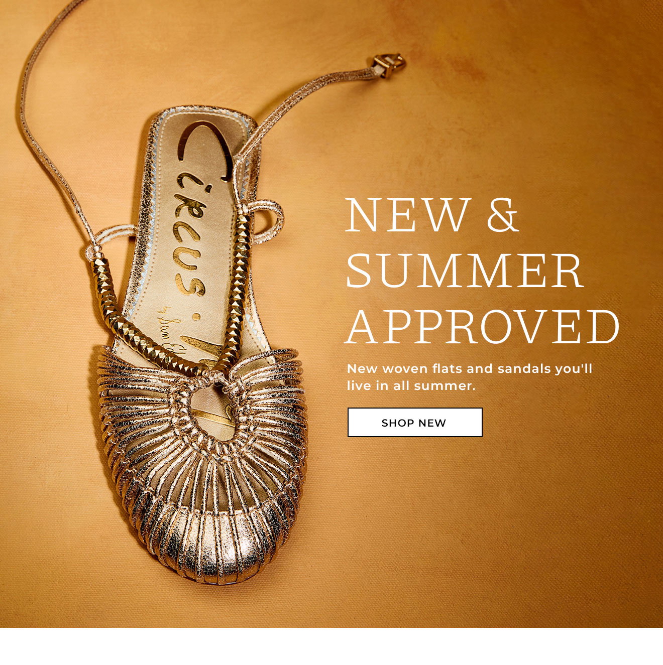 NEW AND SUMMER APPROVED | New woven flats and sandals you'll live in all summer. | Shop New