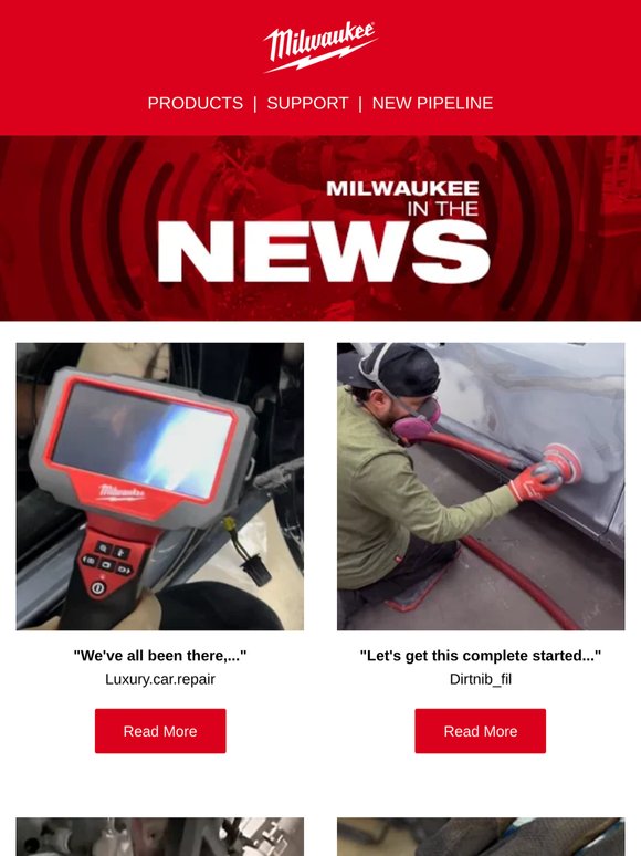 MILWAUKEE In The NEWS | May Automotive Edition