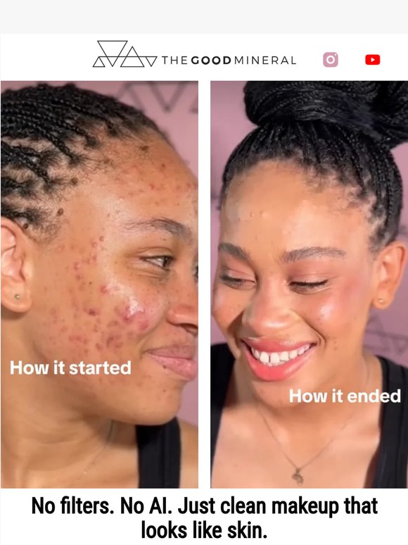 How it started vs how it ended ✨