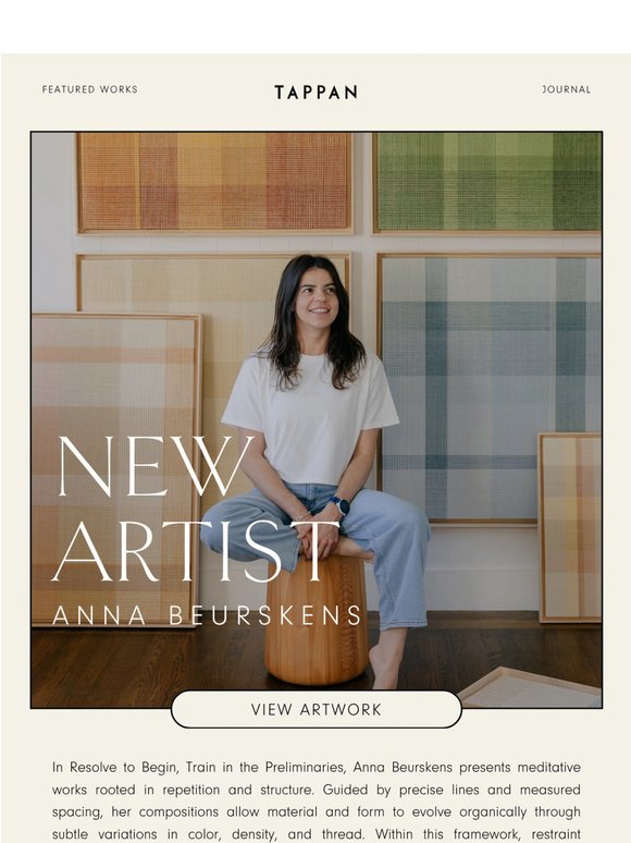 New Artist: Anna Beurskens