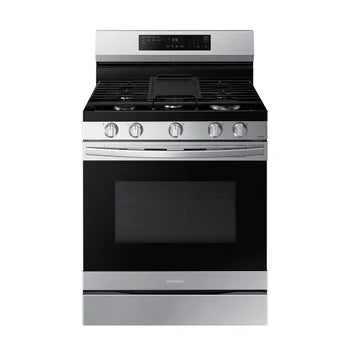 Samsung 6.0 cu. ft. Smart Freestanding GAS Range with No-Preheat Air Fry and Convection