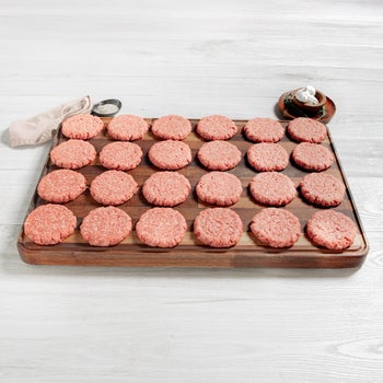 Rastelli's Antibiotic-Free Wagyu Beef Craft Burgers (24/5.5 oz Per Burger), 24 Total Count, 8.25 lbs Total