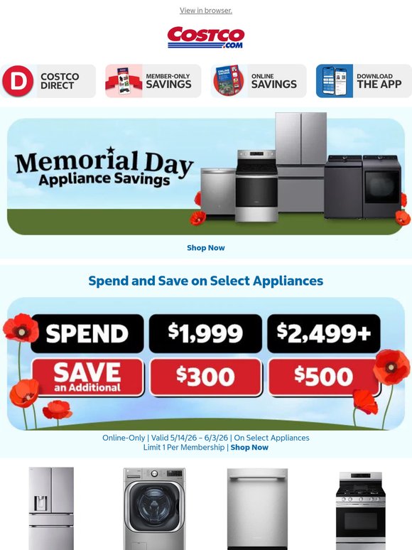 Explore Exceptional Memorial Day Savings