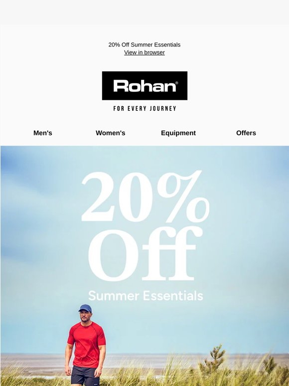 20% Off Summer Essentials ☀️