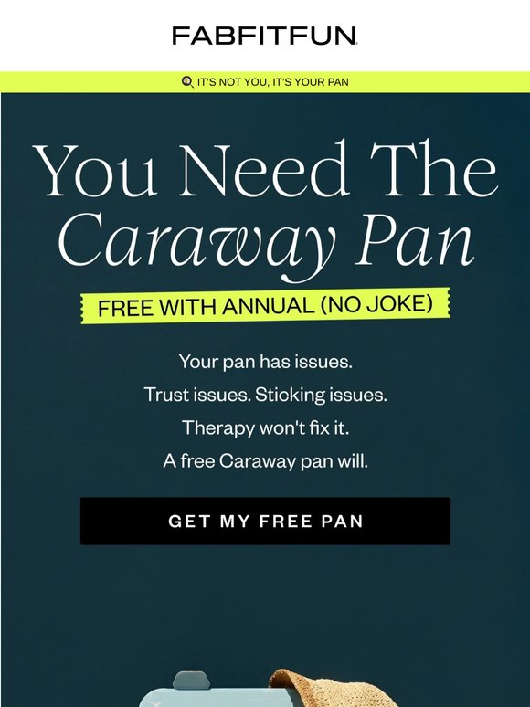 🍳 Your Pan Needs Therapy.