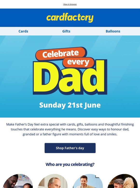 Celebrate every dad! 🌟