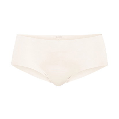 Low cut seamless panty in the colour Star White from the Natural Skin series by CALIDA.
