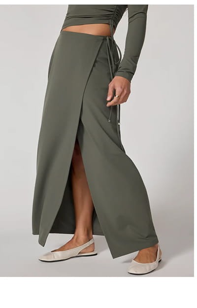 Shop Cloud Fitted Wrap Skirt