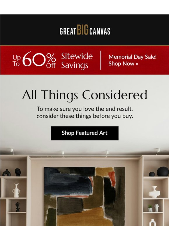Have you considered these things before buying artwork?