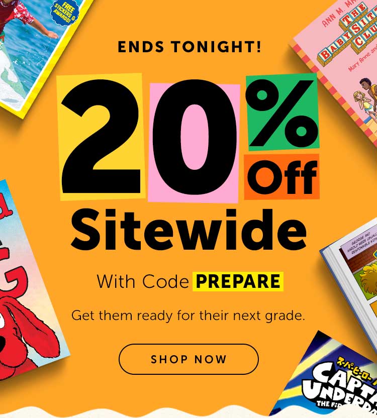 20% Off Sitewide With Code Prepare Get them ready for the next grade. | Ends Tonight Shop Now