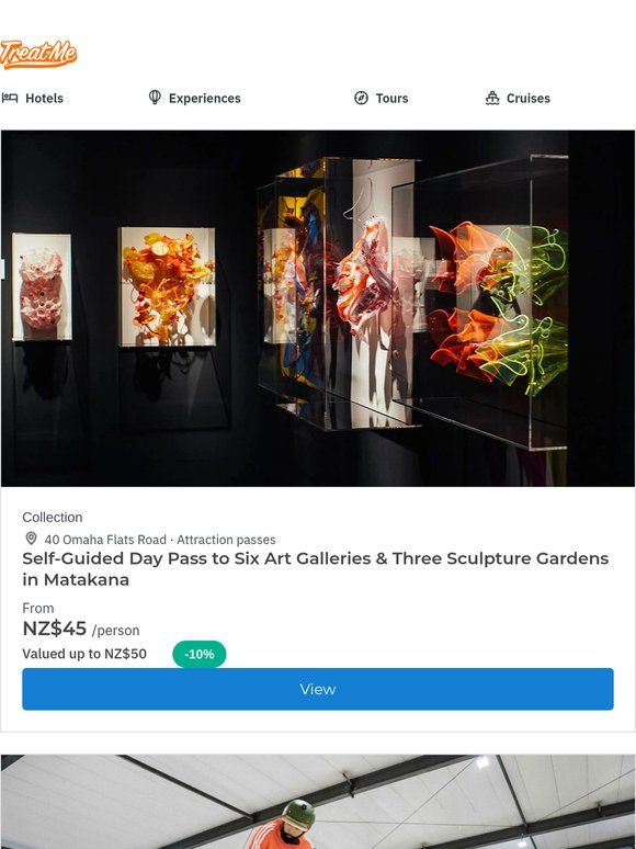 Explore Top Experiences! Self-Guided Day Pass to Sculptureum in Auckland, Day Pass to Snowplanet near Auckland, 60 or 75-Minute Spa Packages Near Christchurch & More