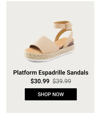 Platform Espadrille Sandals