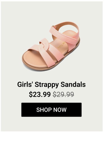 Girls' Strappy Sandals