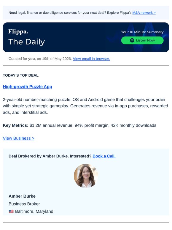 $1.2M Annual Rev Puzzle App + Design SaaS with 4M Users + 598K Subs Football YT Channel