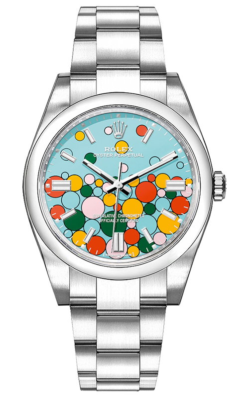 Oyster Perpetual 36 Celebration Motif Dial Unisex Watch 126000-0009