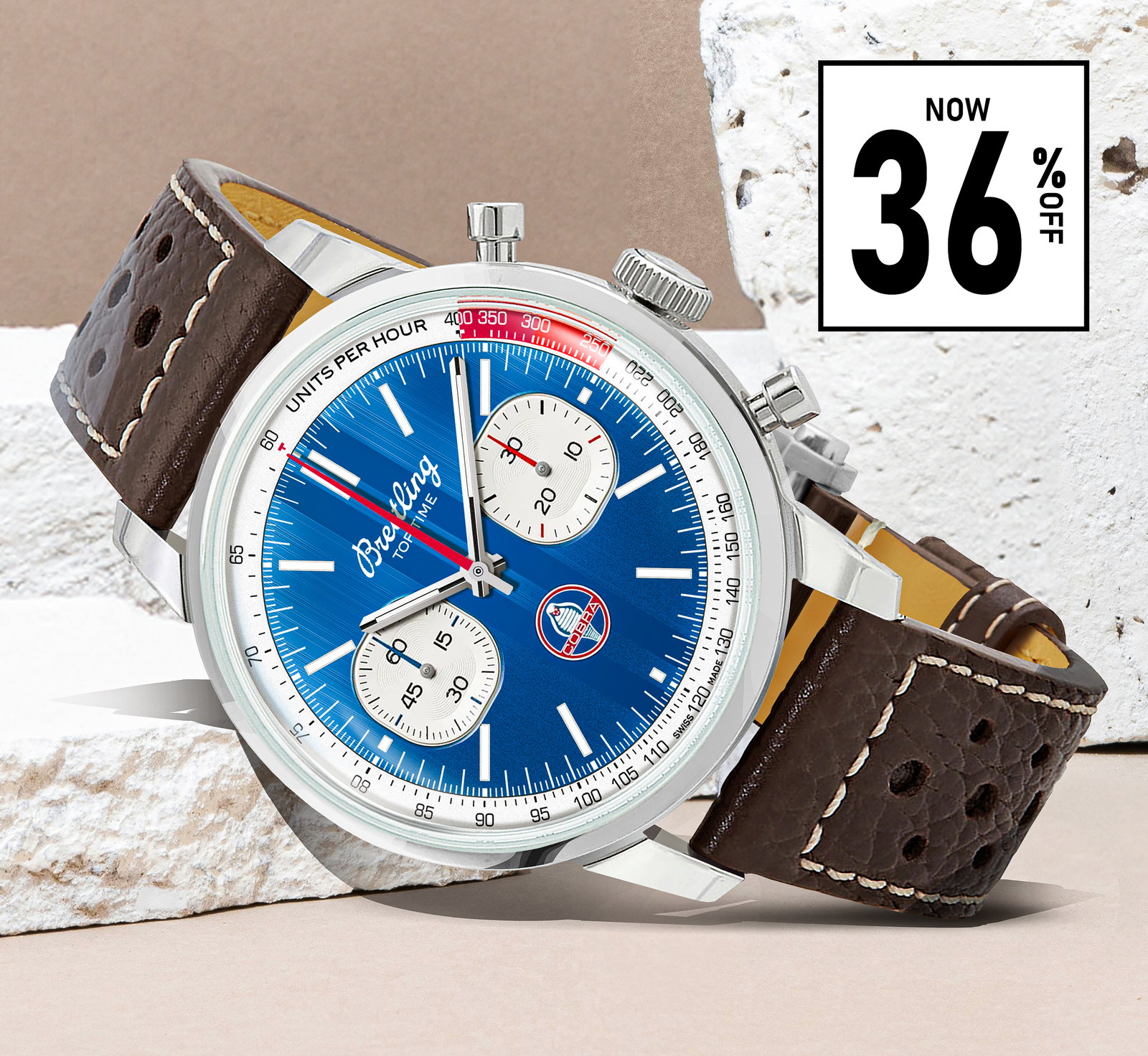 Top Time B01 Shelby Cobra Men's Watch AB01763A1C1X1