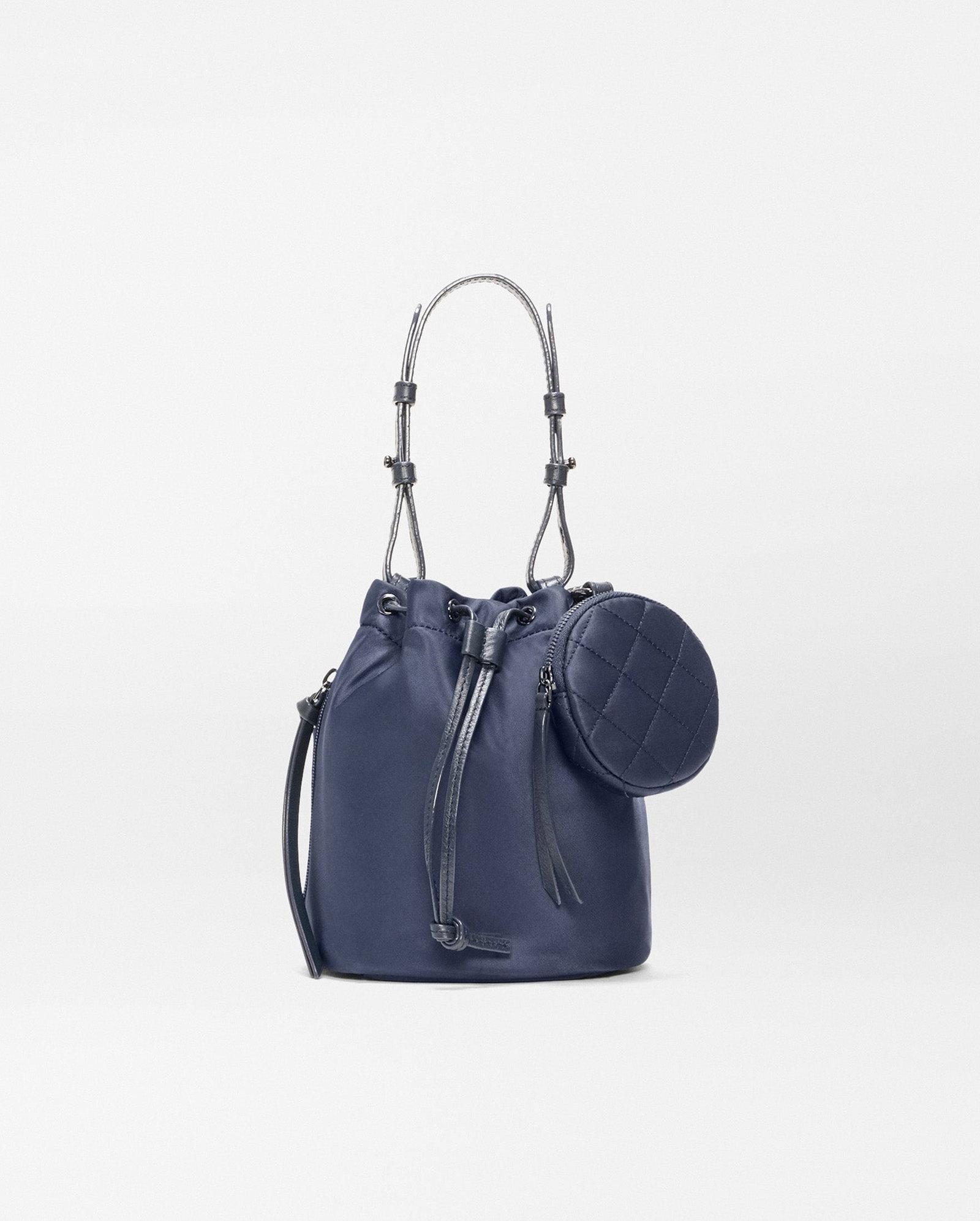 Shop the Navy Waverly Bucket Bag