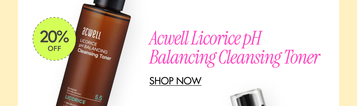 acwell licorice cleansing toner