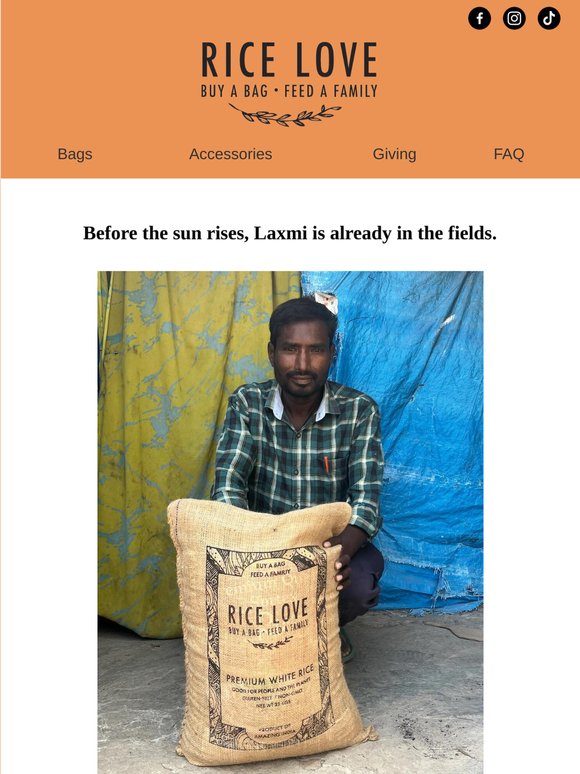 Laxmi works in the fields all day. Here's what she said.