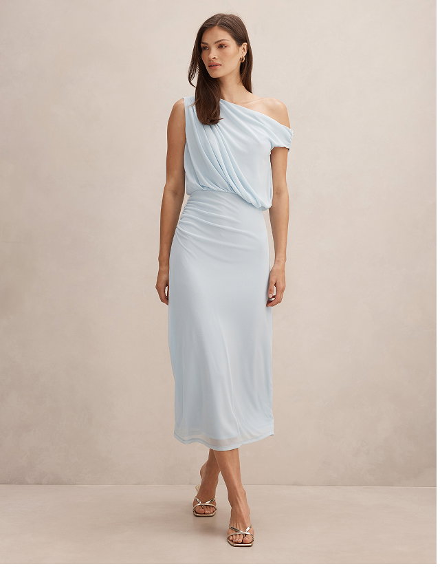Honey Tipped Shoulder Midi