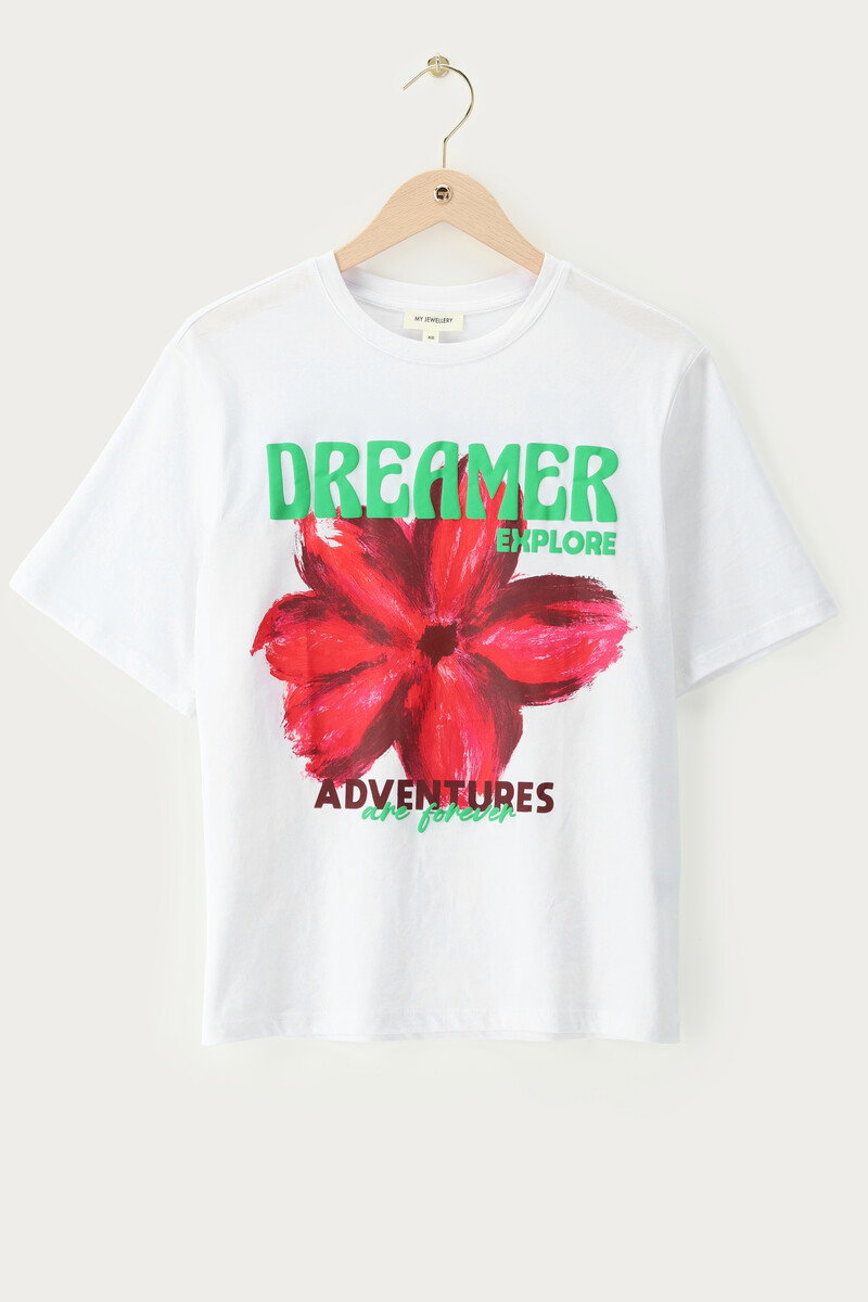 Wit T-shirt 