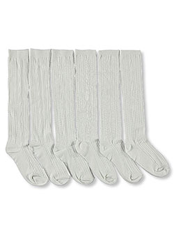 Blue Heaven Girls' 3-Pack Cable Knee Socks