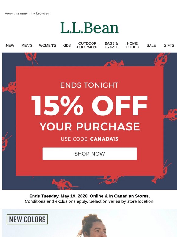 Only Hours Left for 15% OFF Your Purchase