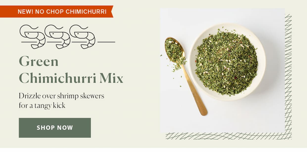 green chimichurri mix
