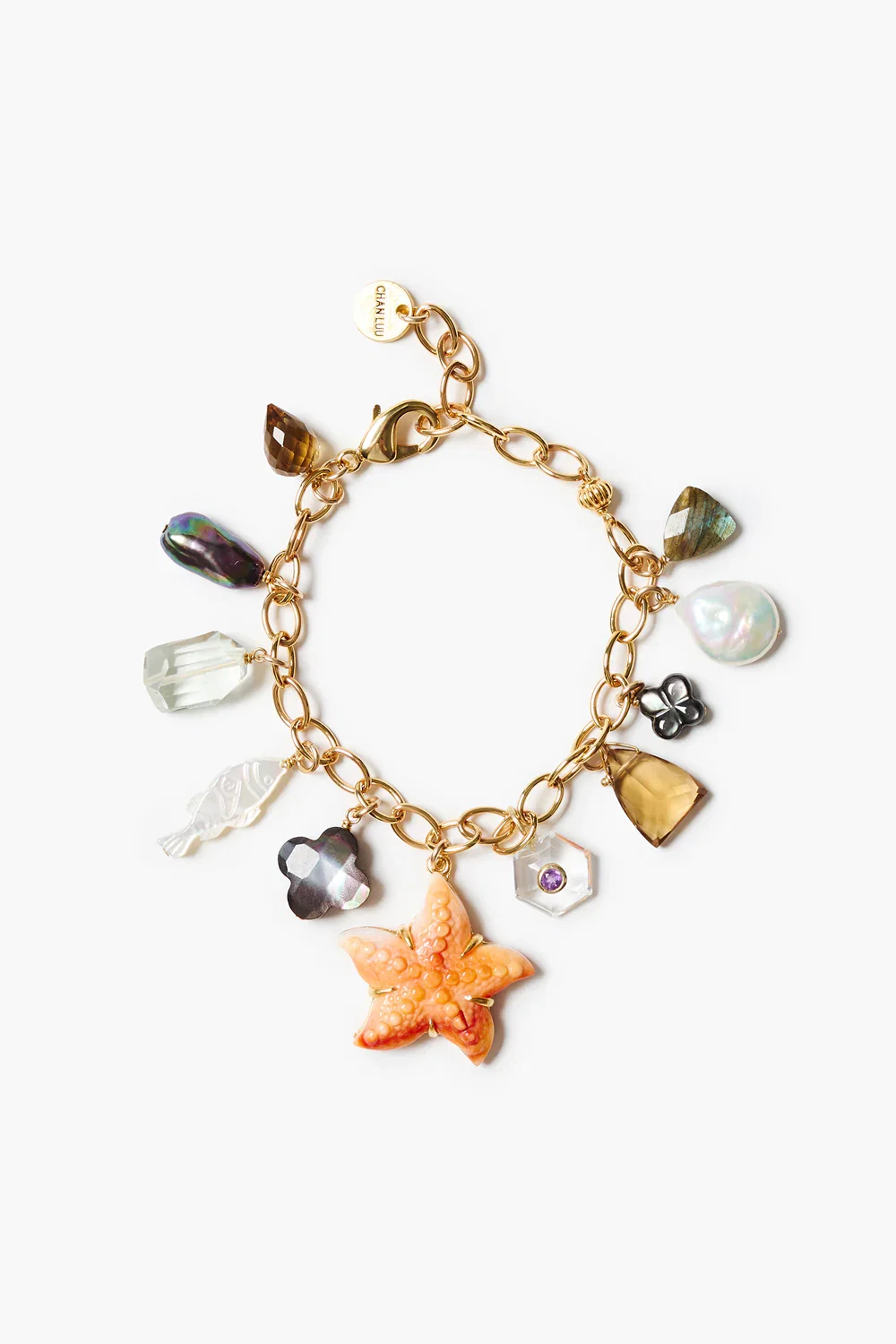 Image of Starfish Charm Bracelet Multi