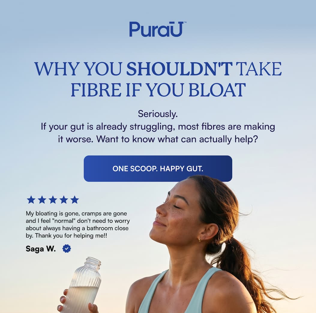 WHY YOU SHOULDN'T TAKE FIBRE IF YOU BLOAT | One Scoop. Happy Gut