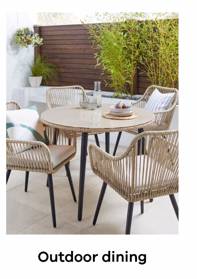 Outdoor dining