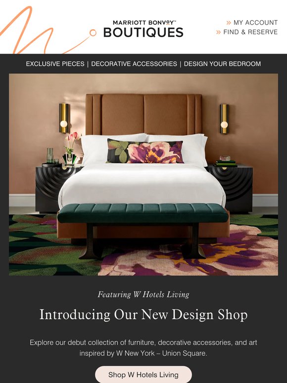 Shop Our New W Hotels Living Collection