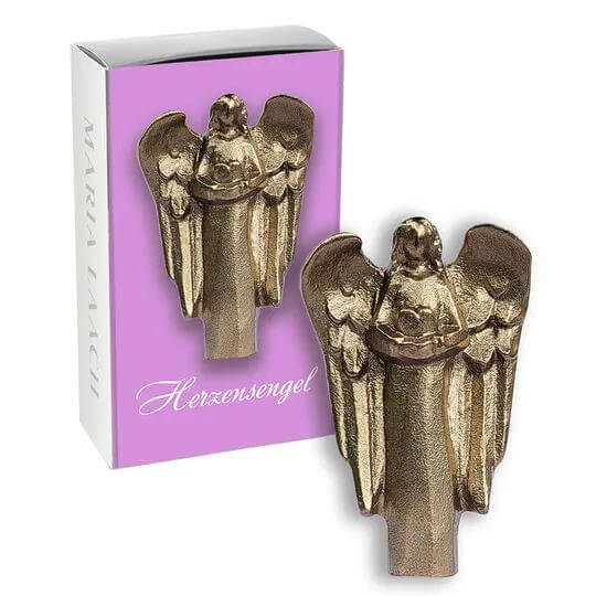 Zur Bronzefigur »Herzensengel«
