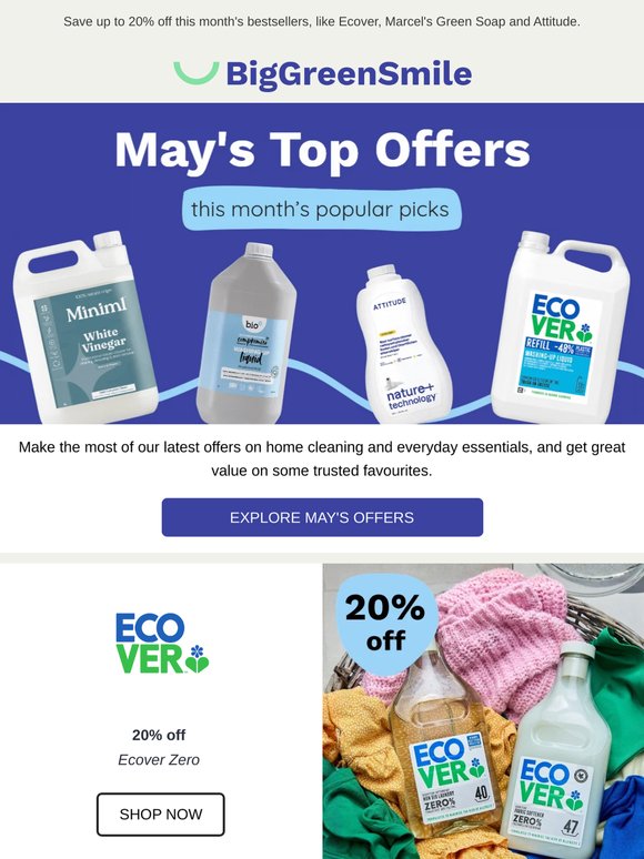 Shop May's top offers ✨
