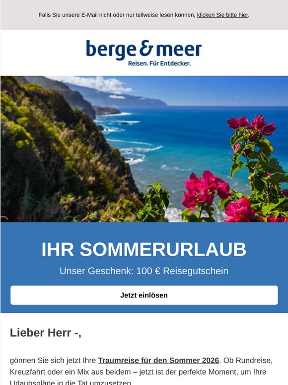 Lieblingsreise noch nicht gefunden?