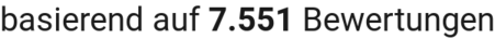 number of reviews
