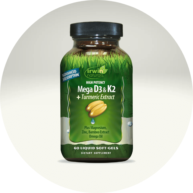 High Potency D3 + K2 by Irwin Naturals