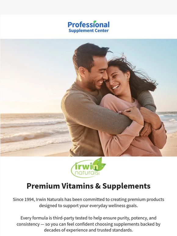 Irwin Naturals: Premium Wellness Since 1994 ✨