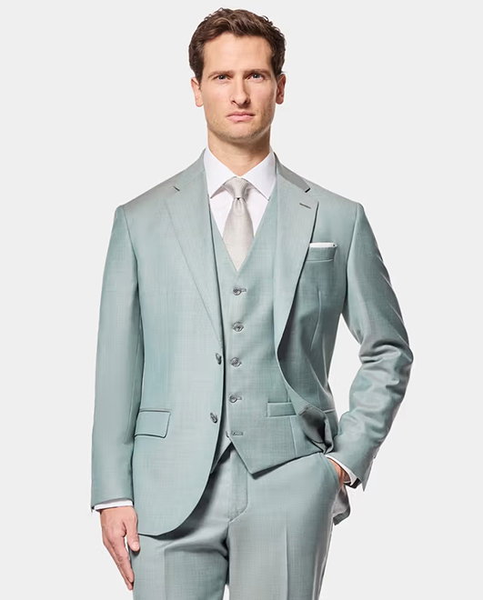 Tailored Fit Green Sharkskin 1913 Suit