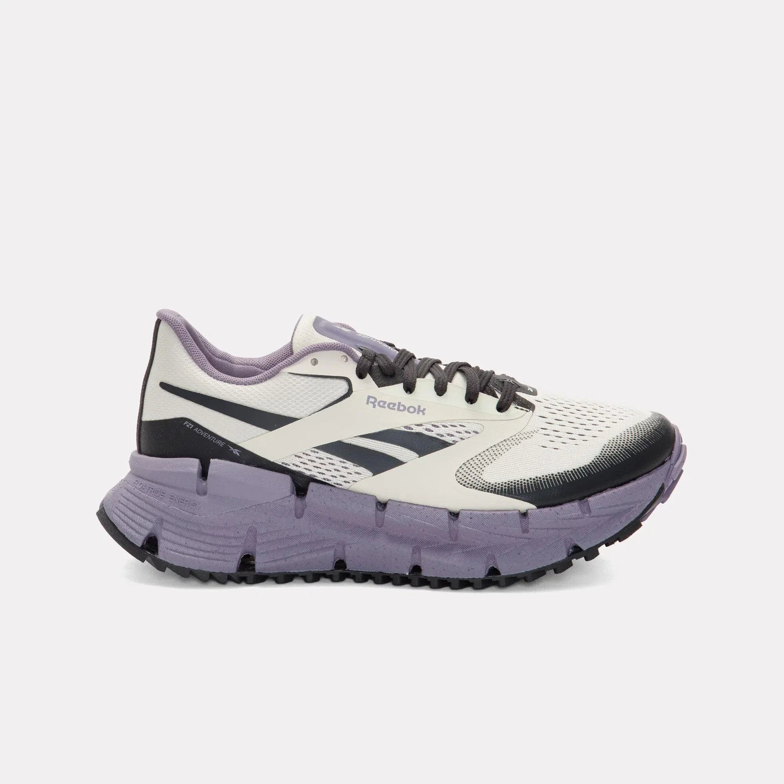 Image of Reebok Footwear Women FloatZig 1 Adventure Shoes ALABASTER/PURPLE FUSION/WASHED